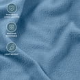 thumbnail image 5 of Bare Home Cozy Fleece Sheet Set - Extra Plush Polar Fleece - Deep Pocket - Twin, Coronet Blue, 5 of 10