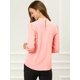thumbnail image 5 of AllegK Dde San Patricio profesional Blusas de gade manlarcon cuello alto elegante pamujer RoS, 5 of 6