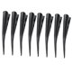 thumbnail image 2 of 8 pinzas de metal para el pelo, pinzas de pico de pato, pinzas sin costuras, pinzas separadas para salón, 2 of 5