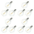 thumbnail image 1 of Bombillas LED de Repuesto G40 de 12 Piezas, Bombillas de Globo LED Inastillables Con Base de Tornillo E12 para Luces de Cadena Solares Blanco Cálido, 1 of 5