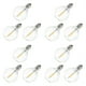 thumbnail image 1 of Bombillas LED de Repuesto G40 de 12 Piezas, Bombillas de Globo LED Inastillables Con Base de Tornillo E12 para Luces de Cadena Solares Blanco Cálido, 1 of 5