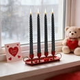 thumbnail image 6 of 4Pcs Twisted Taper Candles, Wedding Decorative Candles,for Restaurant Wedding Party, 6 of 6