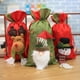 thumbnail image 1 of Bolsas navideñas con cordón de Santa Sacks, bolsas navideñas de tela con diseño 3D de 15 x 8 pulgadas para suministros para fiestas navideñas, 1 of 5