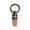 1PCS Orange, variant on Suede Car Key Chain KeyRing Metal Keychain Accessories For KIA EV6 Sorento Niro Stinger Ceed Carnival K5 K9 Soul Carens VQ Caden