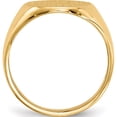 thumbnail image 2 of 14K Yellow Gold 14.0X13.0mm Open Back Mens Signet Ring (Size 9) Made In United States rs133, 2 of 5