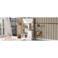 thumbnail image 5 of Euroco  Modern Entryway Bench with Coat Rack, 3 Shelves and Drawers, 3 Sturdy Hooks, 40.2'' Wide Hall Tree with Storage Bench for Hallway, Entryway, Living Room, 5 of 9