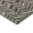 thumbnail image 4 of Addison Rugs Mayfield Washable Cowhide Herringbone Gray Rectangle Rug, 10' x 14', 4 of 6