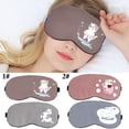 thumbnail image 3 of Coofit 2PCS Eye Mask Creative Cute Adjustable Light Block Eye Cover Sleep Mask, 3 of 9