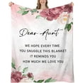 thumbnail image 1 of LHSHID Daughter Birthday Gifts Gifts for Daughter from Dad Daughter Blanket from Dad Daughter Gifts for Birthday Graduation Father Daughter Gifts to My Daughter Blanket Throw 50"x60", 1 of 6