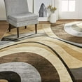 thumbnail image 1 of Tribeca Slade Area Rug 5`2" x7`2 Abstract Brown/Gray, 1 of 3