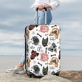 thumbnail image 4 of Uemuo Hip Hop Dog Printed Washable Luggage Cover - Fashion Suitcase Protector Fits 18-32 Inch Luggage -X-Large, 4 of 9