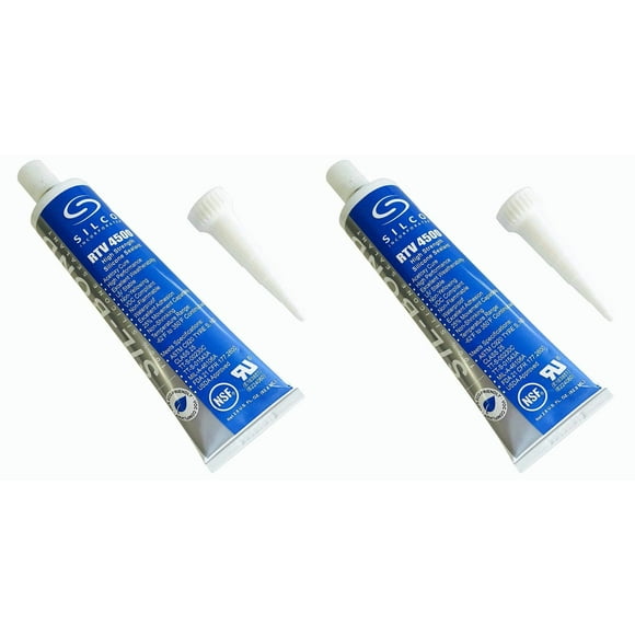 Sellador de silicona Sil-Bond RTV 4500 apto para contacto con alimentos, 80 ml