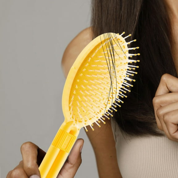 Gnmfd Cushion Hair Brush Scalp Massage Comb, Anti Static Detangling Hairbrush for Women Men Wet Dry Hair Salon Styling Daily Care Use