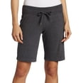 thumbnail image 4 of Danskin Women's Essential Bermuda Short Charcoal Heather Medium, 4 of 5