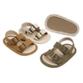 thumbnail image 2 of HsdsBebe Baby Boy Girl Sandals Infant Summer Soft Sole Shoe Anti-Slip Crib Shoes 0-18 Months, 2 of 8