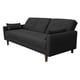 thumbnail image 4 of Sofá Cama Reclinable El Bazar Store Cancún Lino Gris Oxford Brazos Separados Respaldo Abatible, 4 of 7