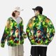 thumbnail image 4 of Balery St. Patrick's Day USA Flag Sudadera ligera de manga larga con capucha y protección solar UPF 50+ para hombre y mujer, ideal para pesca y running-XX-Large, 4 of 7