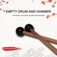 thumbnail image 2 of 1 par de baquetas de tambor de lengua xilófono Musical mazo de percusión de Marimba FLhrweasw Nuevo, 2 of 4