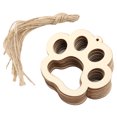 thumbnail image 1 of Pequeñas Piezas De Madera, Bloques Artesanales De Madera Con Forma De Pata De Oso, 30 Piezas Para árbol De Navidad, 1 of 7