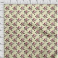 thumbnail image 3 of oneOone Cotton Poplin Fabric Leaves|Bird & Floral Block Print Sewing Fabric BTY 42 Inch Wide, 3 of 4