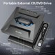 thumbnail image 2 of Unidad externa de CD/DVD SUIDEK Grabadora portátil USB C con lector SD, 2 of 7