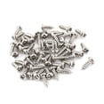 thumbnail image 1 of Unique Bargains 50 Pcs M2 x 6mm Stainless Steel Phillips Round Head Self Tapping Screws Bolts, 1 of 1