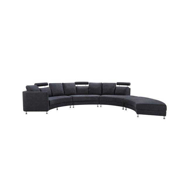 Velago ROSSINI Modern Polyester Circular Sectional Sofa