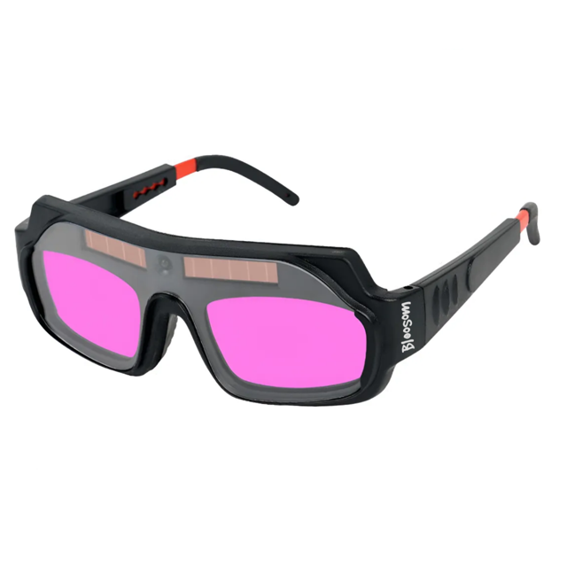 Gafas Lentes De Seguridad Bloosom Para Soldar Electronica Solar Negro