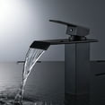 New Waterfall showerhead bathroom faucet, single handle bathroom sink