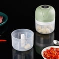 thumbnail image 4 of Molinillo de ajo eléctrico, prensa de ajo, procesador de alimentos complementarios, mini licuadora de puré de ajo inalámbrica, herramienta para sacar ajo, 4 of 5