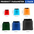 thumbnail image 2 of Juego de 6 bolsas secas impermeables XCF para canoa kayak rafting senderismo camping viajes, 2 of 4