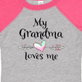 thumbnail image 4 of Inktastic My Grandma Loves Me Heart Grandchild Boys or Girls Baby Bodysuit, 4 of 5