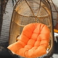 thumbnail image 4 of 1pc Hanging Chair Cushion Solid Color Outdoor Indoor Camping Rocking Egg Hammock orange, 4 of 9