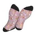 thumbnail image 5 of Rocae Seafood for Adult Socks Casual Athletic Stretchy Loose Socks for Women Men Non-Slip Middle Tube Socks, 5 of 7