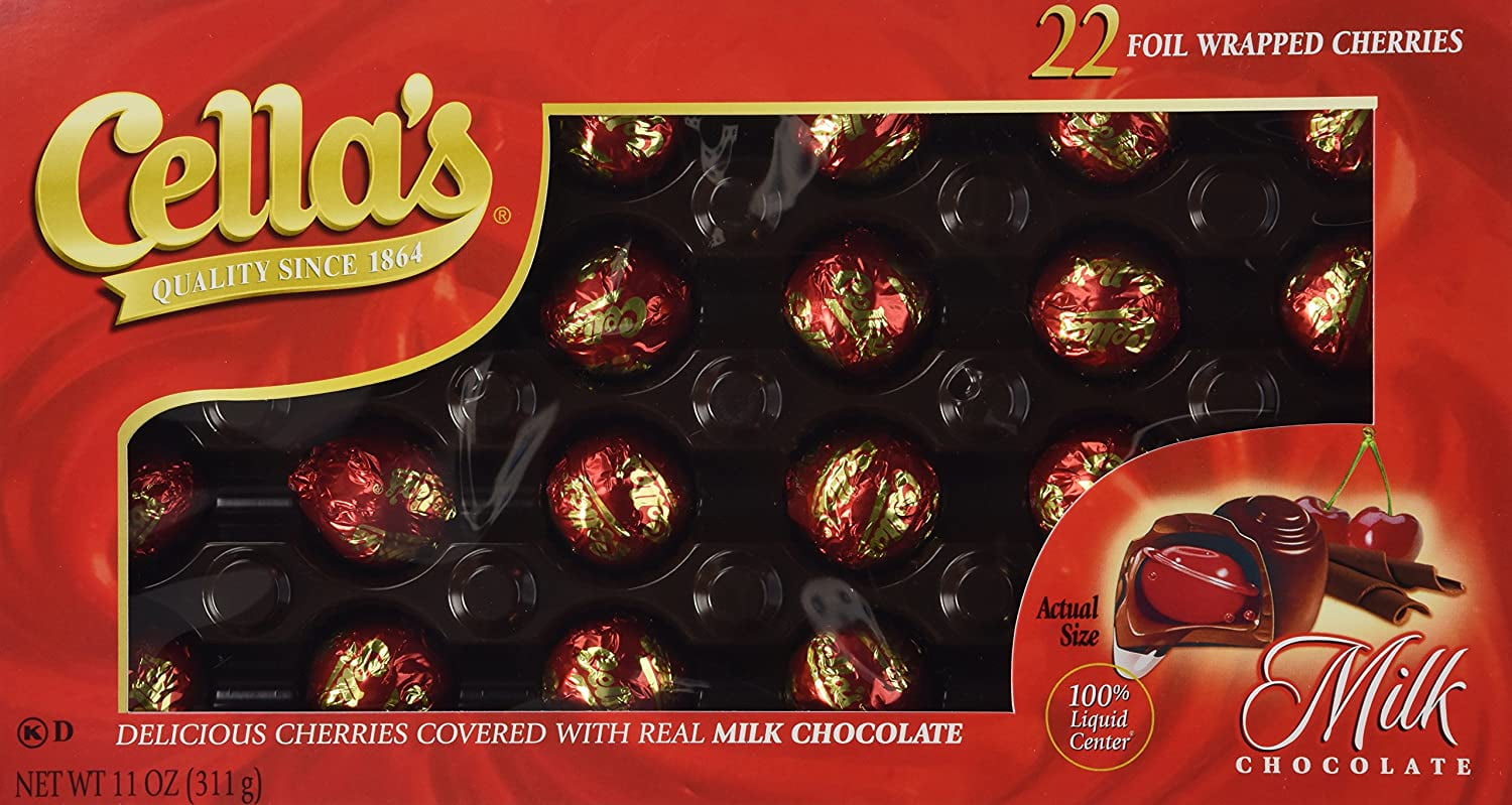 Cellas Milk Chocolate Covered Cherries 11oz.
