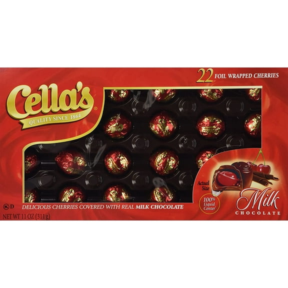 Cellas Milk Chocolate Covered Cherries 11oz.