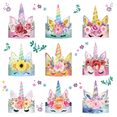 thumbnail image 4 of Juego de decoración para fiesta de cumpleaños ENTASSER temática de unicornio, 4 of 5