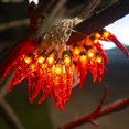 thumbnail image 3 of Guirnalda de luces Led con chiles, guirnalda de hadas, lámpara colgante de pimiento rojo alimentada por batería para decoración festiva de Año Nuevo, 1 Juego de color rojo, 3 of 5