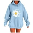 thumbnail image 4 of JUSLIO Womens Shirts with Pockets Hoodies Sweatshirts Graphic Long Sleeve Sweatshirts Light Blue S, 4 of 4