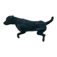 thumbnail image 2 of Yinanstore 1/64 Miniature Animal Model Realistic Tiny Collection Miniature Scene Decor Mini for Photography Props Decoration Accessories Balck Labrador, 2 of 8