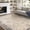 LF1026-IT, variant on DEORAB 5X7 Ultra-thin Area Rugs for Living Room, Machine Washable Bedroom Rugs Distressed Vintage Print Large Throw Rug Dining Room Aesthetic, Non Slip Carpet with Gripper
