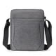 thumbnail image 1 of Bolso bandolera de un solo hombro para hombre vertical simplegris, 1 of 6