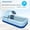 83" Glacier Blue Triple Layers, variant on Compact Inflatable Swimming Pool for Adults with Shade Swimming Pool Can Be Placed in Courtyard Garden
