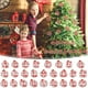 thumbnail image 5 of Rapeiae Christmas Ornaments for Tree 2D Acrylic Decorative Monograms Pendants with Santa Hat 26 Letters Christmas Hanging Decorations for DIY Crafts Xmas Home Decor, 5 of 5