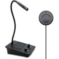 thumbnail image 1 of ChunHee Window Speaker Intercom System Anti-Interference Dual-Way Intercommunication Microphone and Speaker Bank Window Intercom Glass Window Microphone for Business/Bank/Office/Hospital, 1 of 1