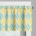 thumbnail image 3 of Ambesonne Abstract Window Valance, Pastel Geometric Dotted, 54" X 18", Mustard Almond Green, 3 of 5