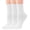 White, variant on TZYDMN Womens Ankle Socks Super Soft Combed Cotton Mid-Calf Socks, Light Blue 3 Pairs