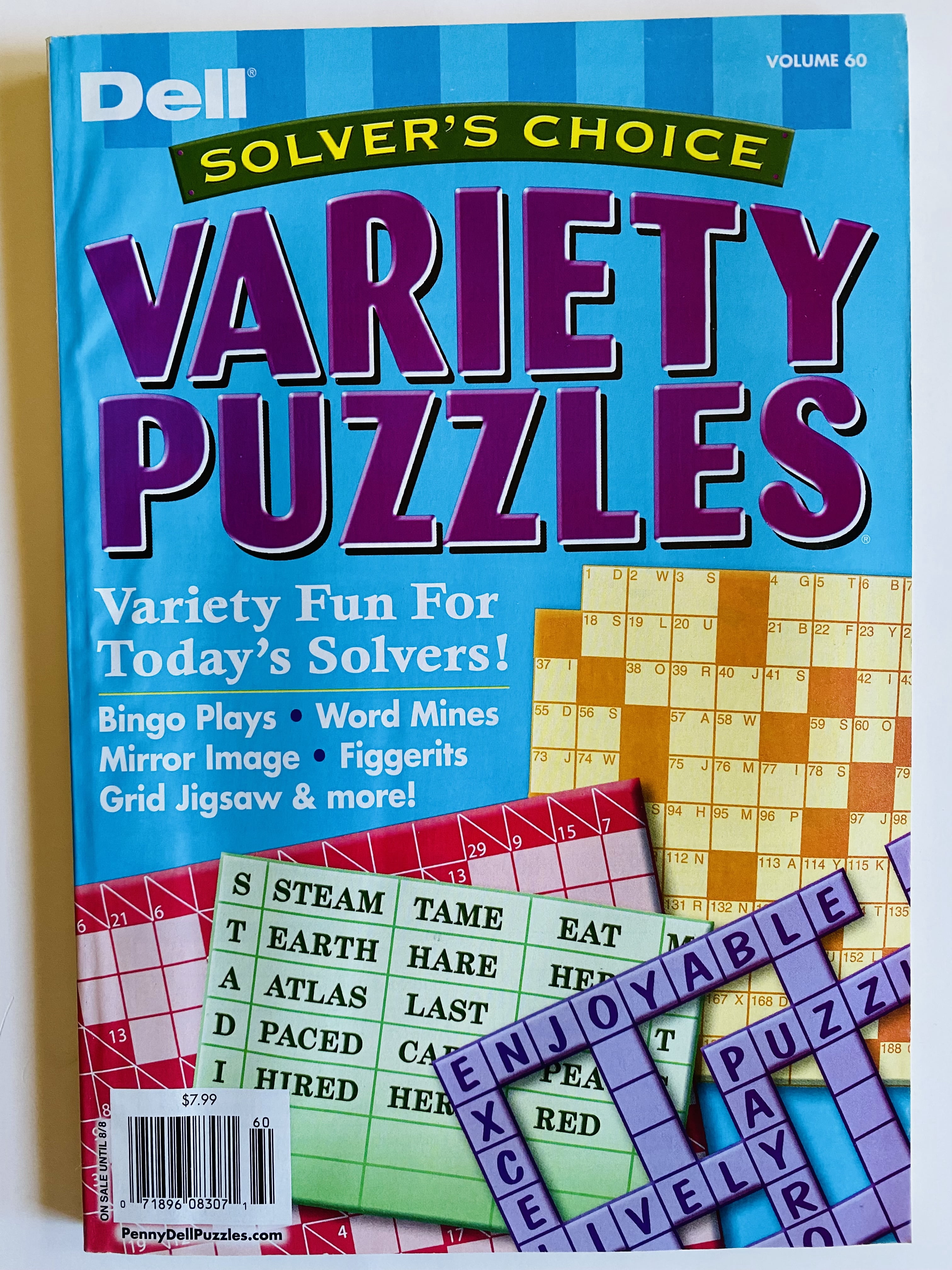 Volumes 60 and 61 Dell Penny Press Solver's Choice Variety Puzzles