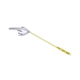 thumbnail image 4 of DOLITY Front Mount Toilet Handle Rustproof Heavy Duty Easy Installation Toilet Part, 4 of 9