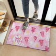 thumbnail image 2 of Pink Christmas Tree Door Rugs,Washable Non Slip Door Mats Indoor,Decorative Door Mats,Entry Mat Indoor for Entrance,Bedroom,Kitchen,Bathroom,16"x24", 2 of 6